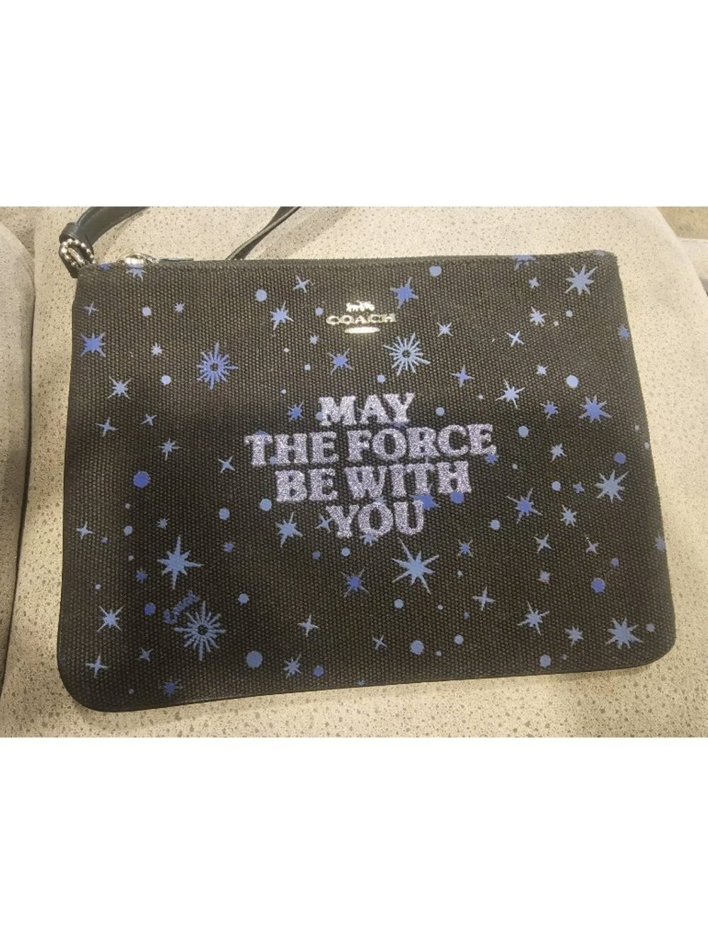 Disney Star Wars X Coach May The Force Be With You Wristlet Pouch